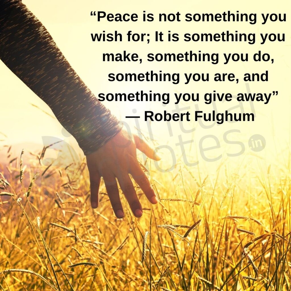 quote on peace