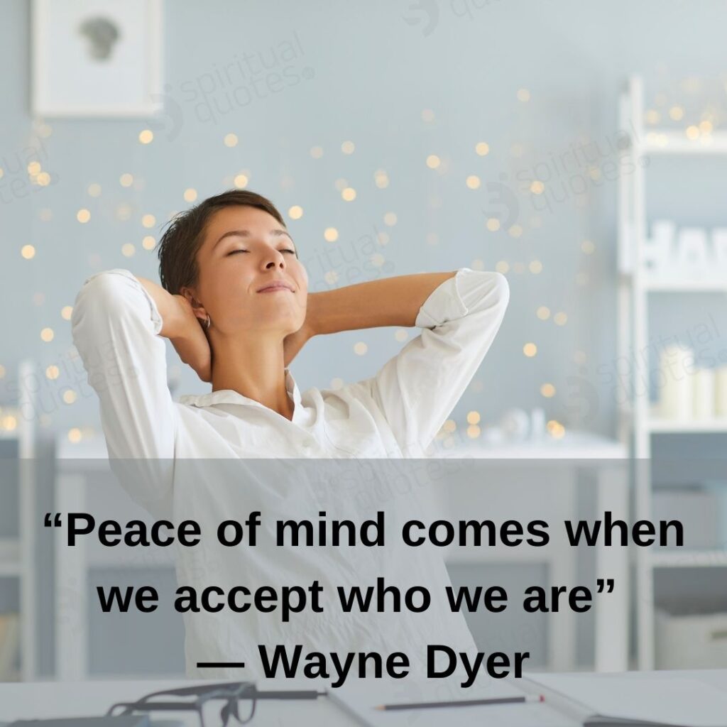 quote on peace of mind