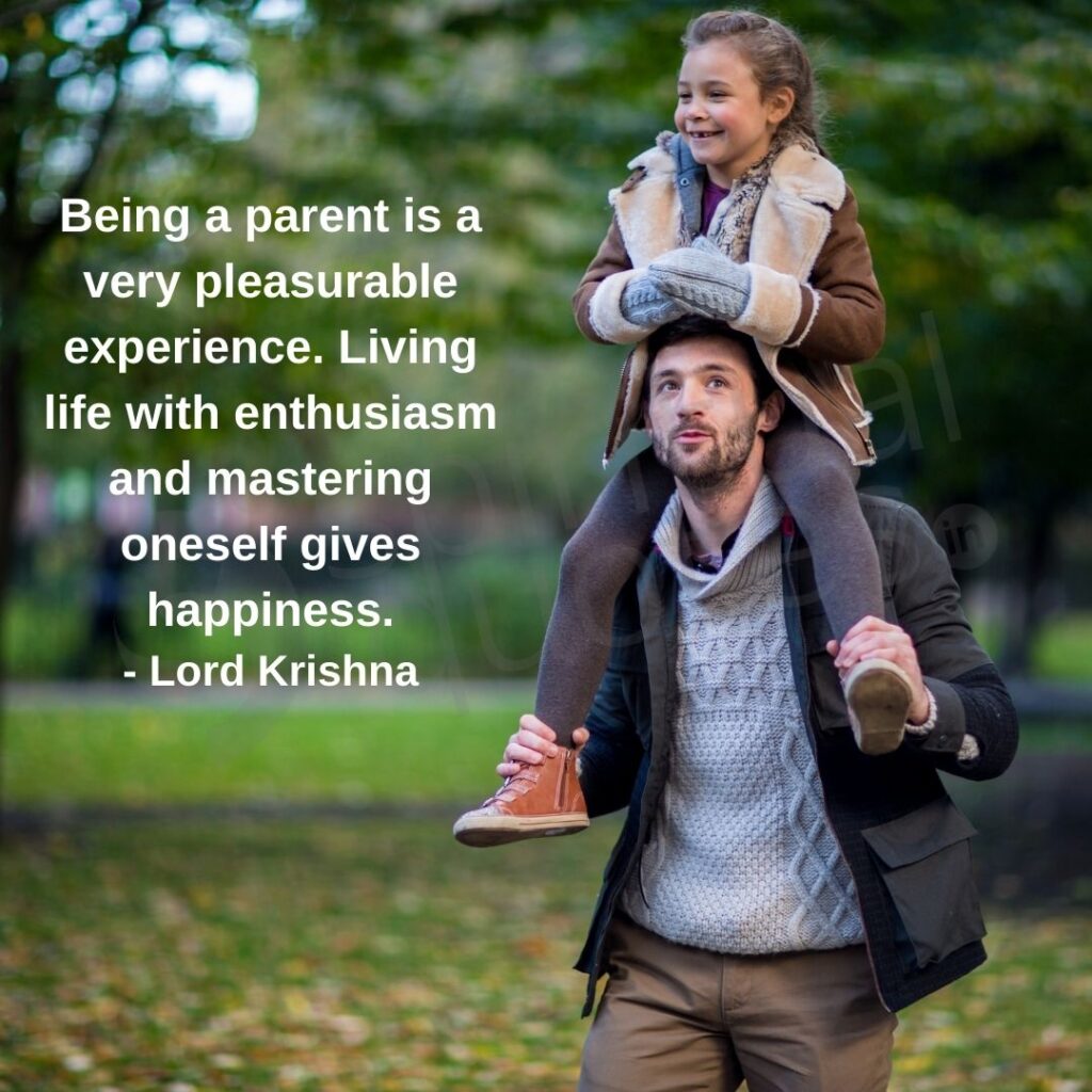 Quotes by Krishna on parents