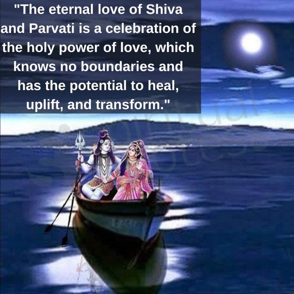 shiv and parvati quotes on holy love