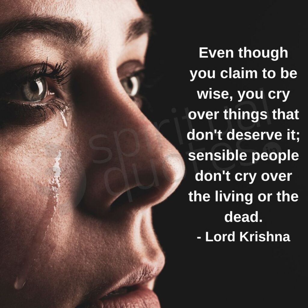 Quotes by Krishna on death