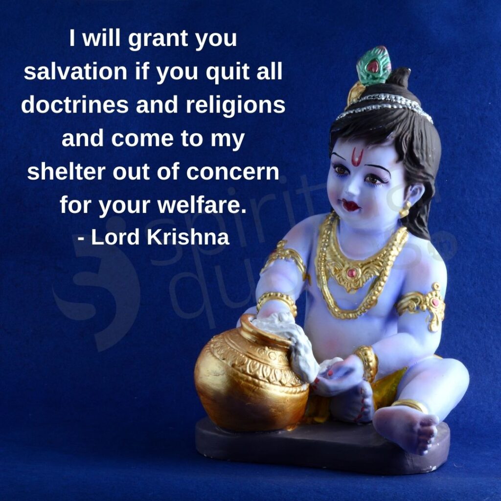 Quotes by Krishna on salvation