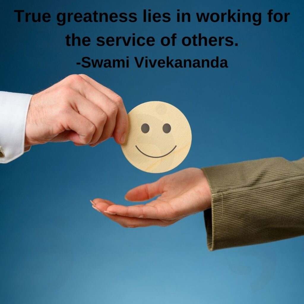 swami quotes on service