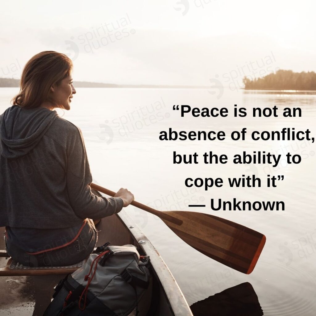 quote on absence of conflict