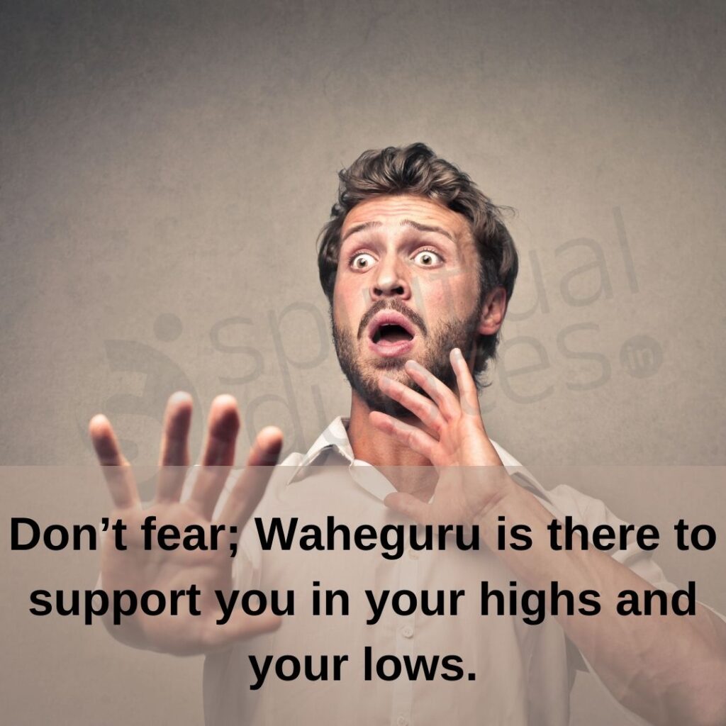 Waheguru quotes on fear in life