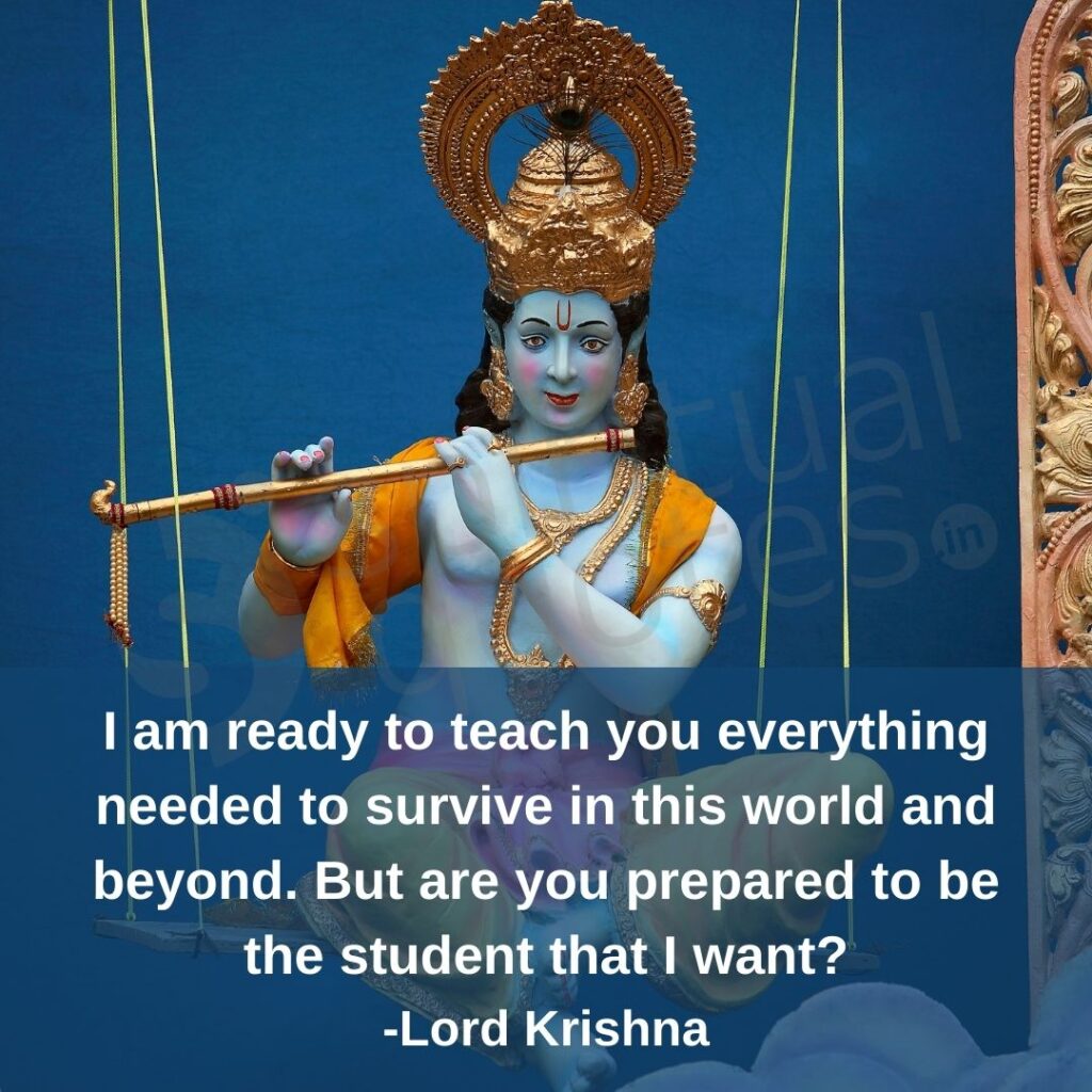Quotes by Krishna on world