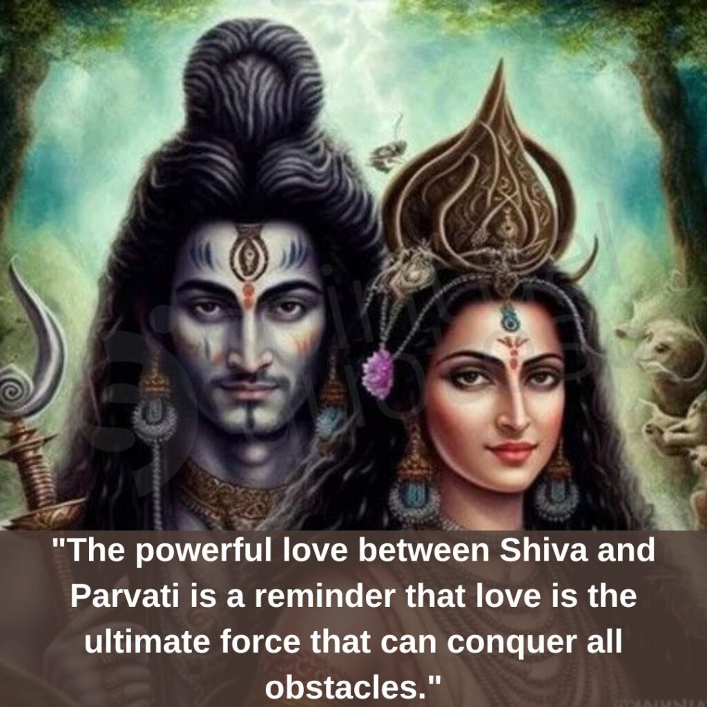 Shiva and Parvati quote on love