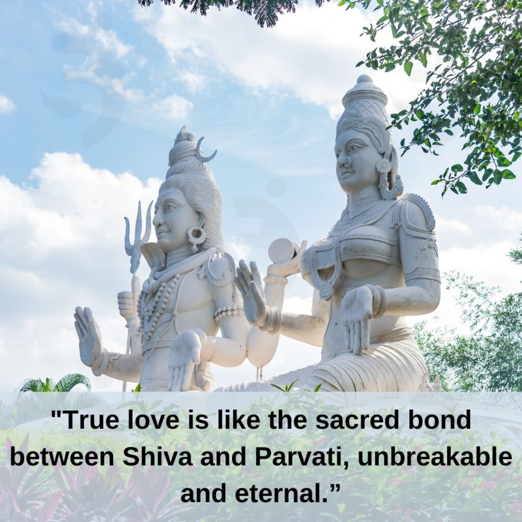 Shiva and Parvati quote on true love