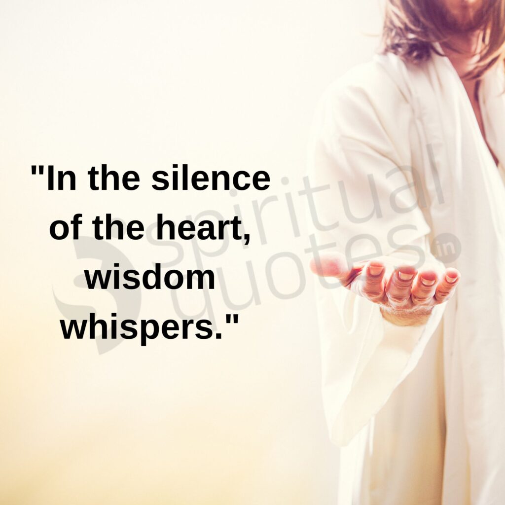 Jesus quotes on silence