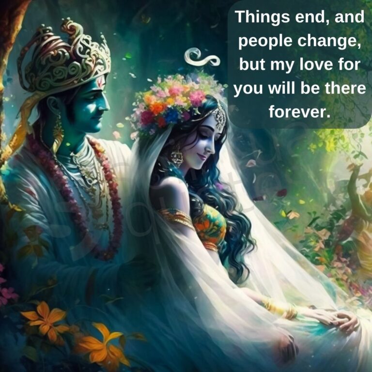 85+ Radha Krishna Quotes in English on Love & Life for Inspiration