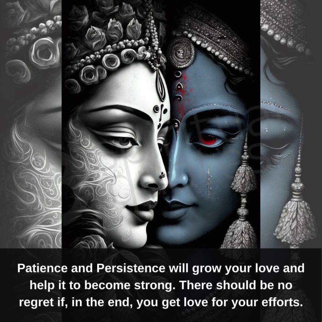 Krishna Radhe quotes on patience