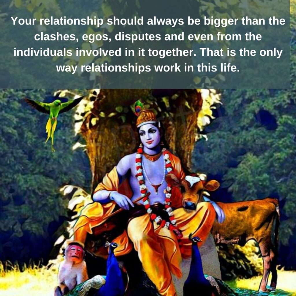 Quotes by Krishna and Radha on relationship