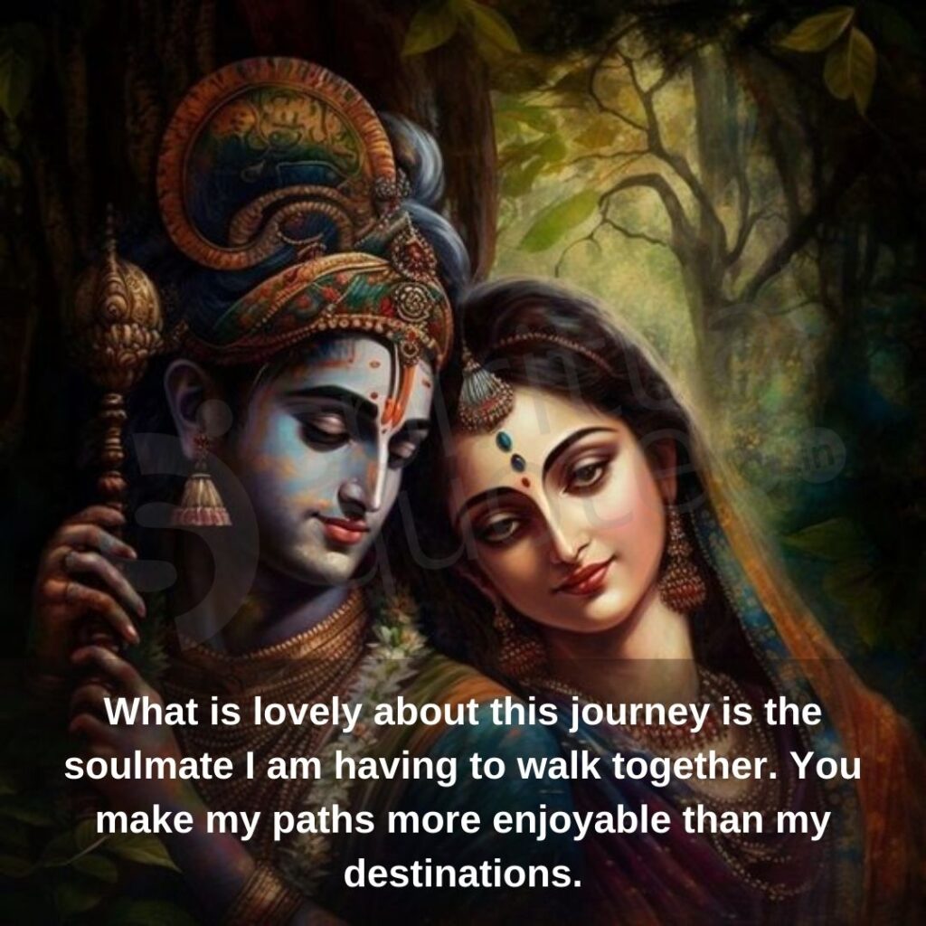 Quotes by Krishna and Radha on love