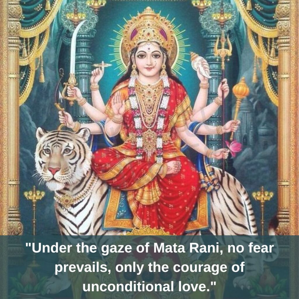 Mata Rani quote on fear