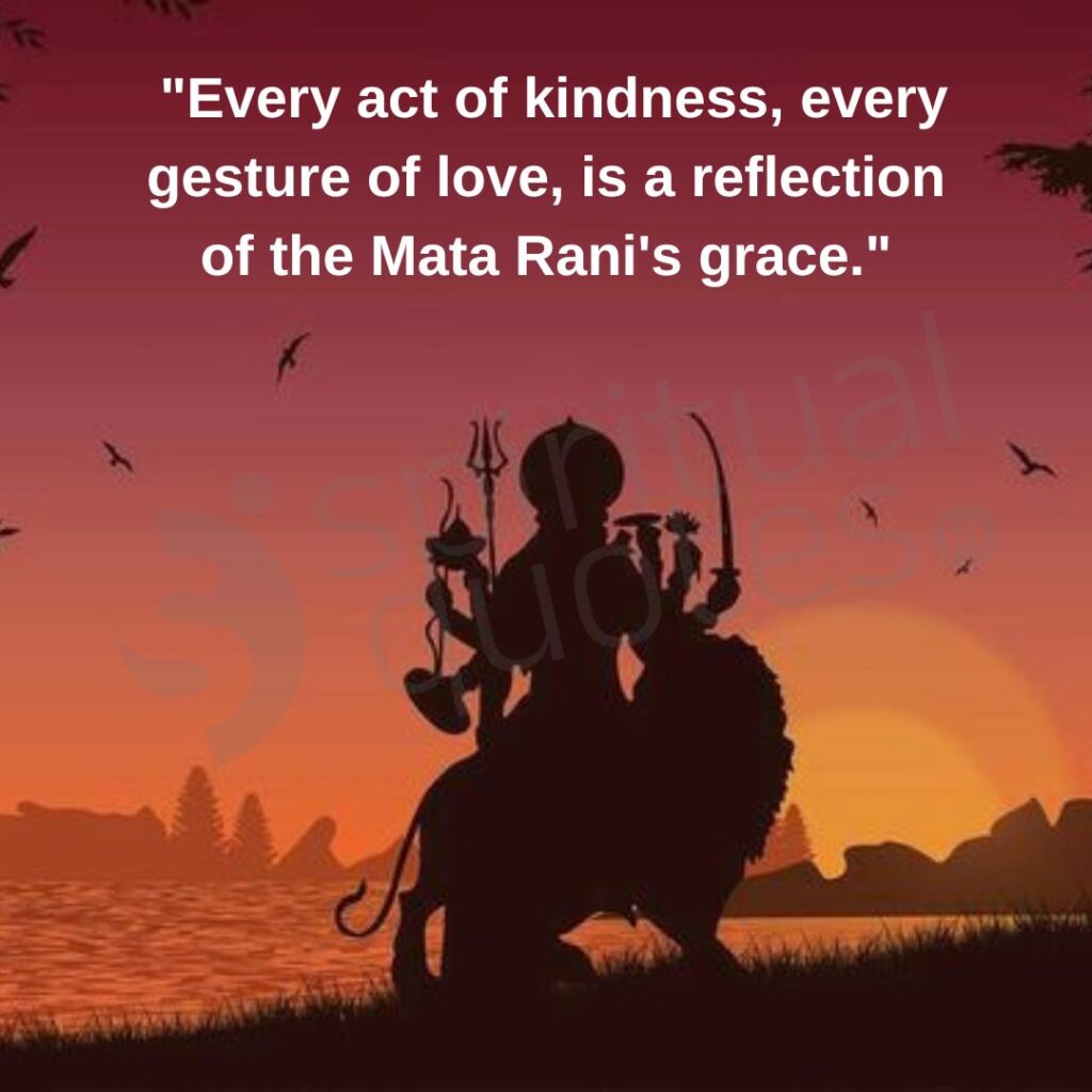 Mata Rani quote on kindness