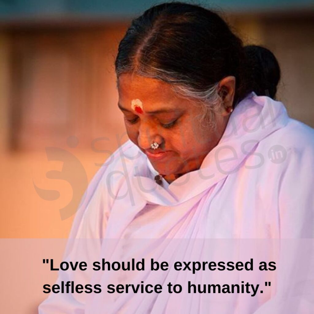 quotes by Mata Amritanandamayi on love