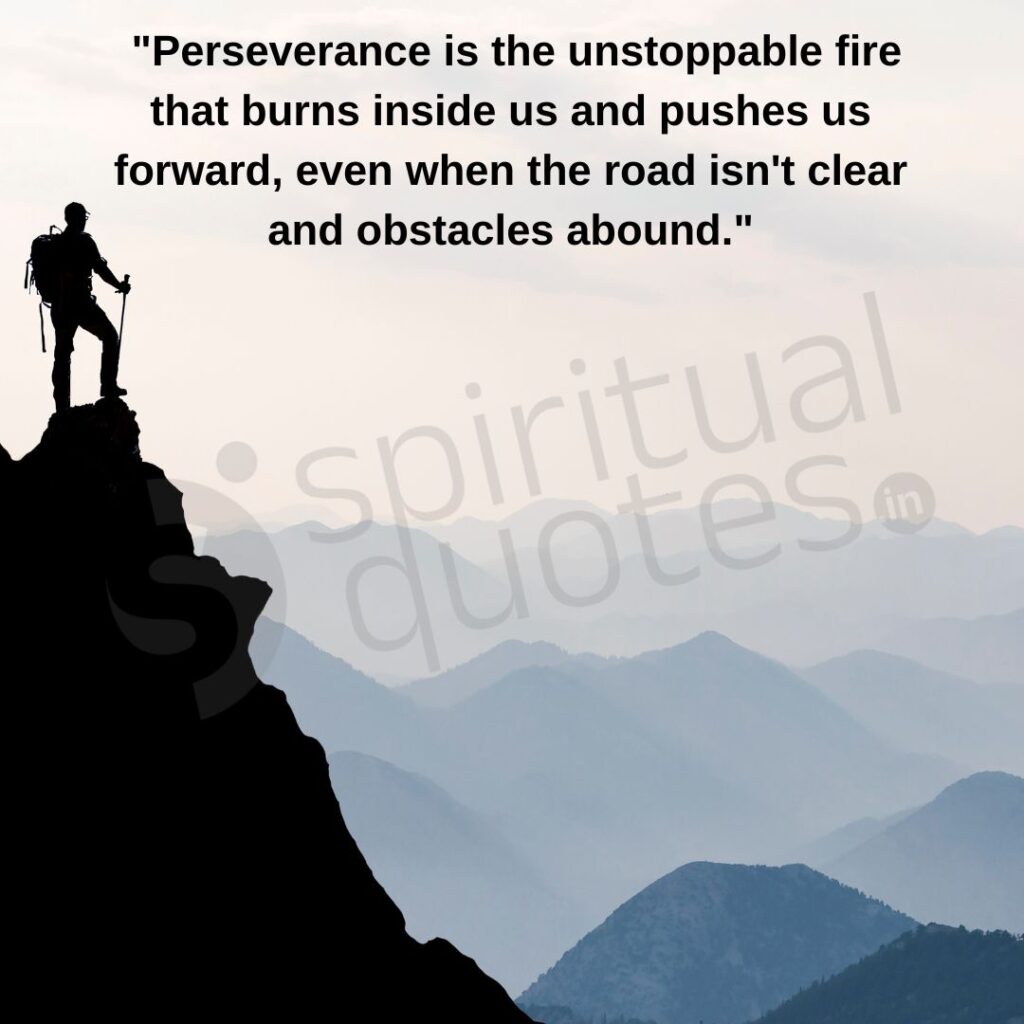 god quote on perseverance