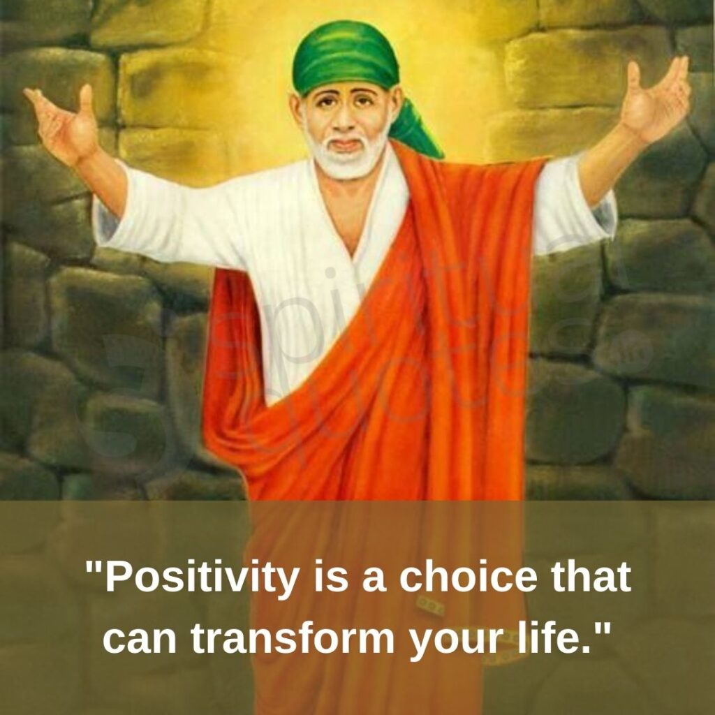 sai baba quotes on positivity