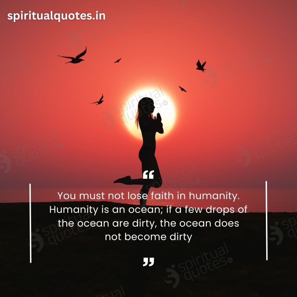 mahatma gandhi quotes on humanity