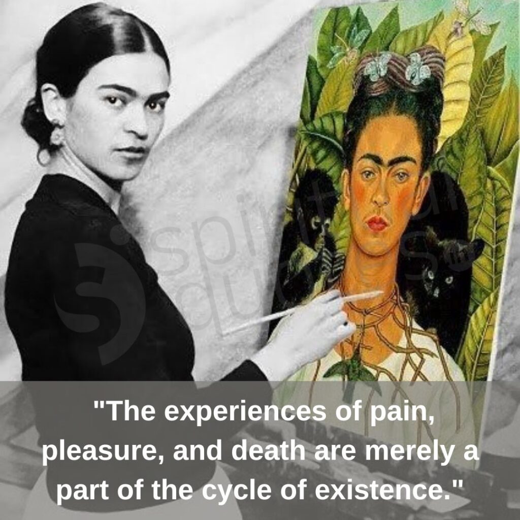 The experiences of pain, pleasure, and death are merely a part of the cycle of existence.