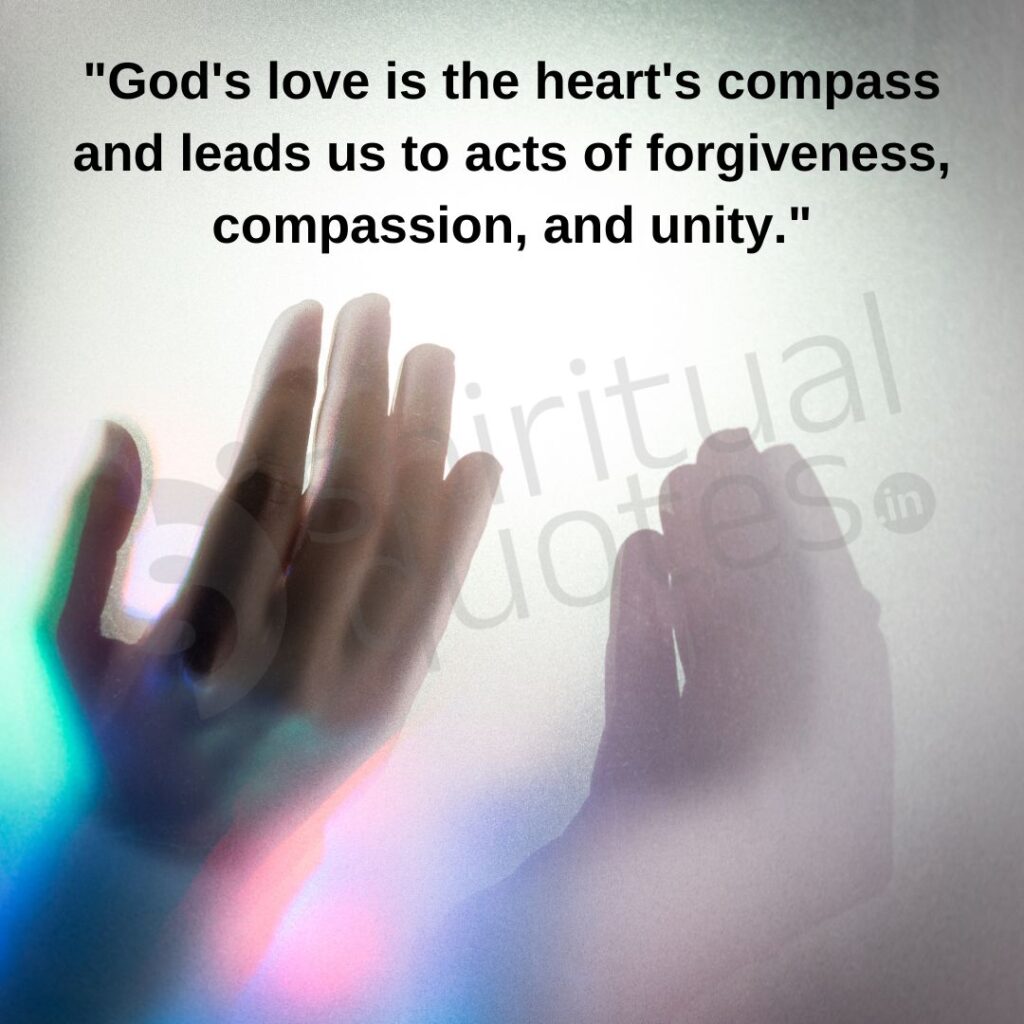 god quote on love