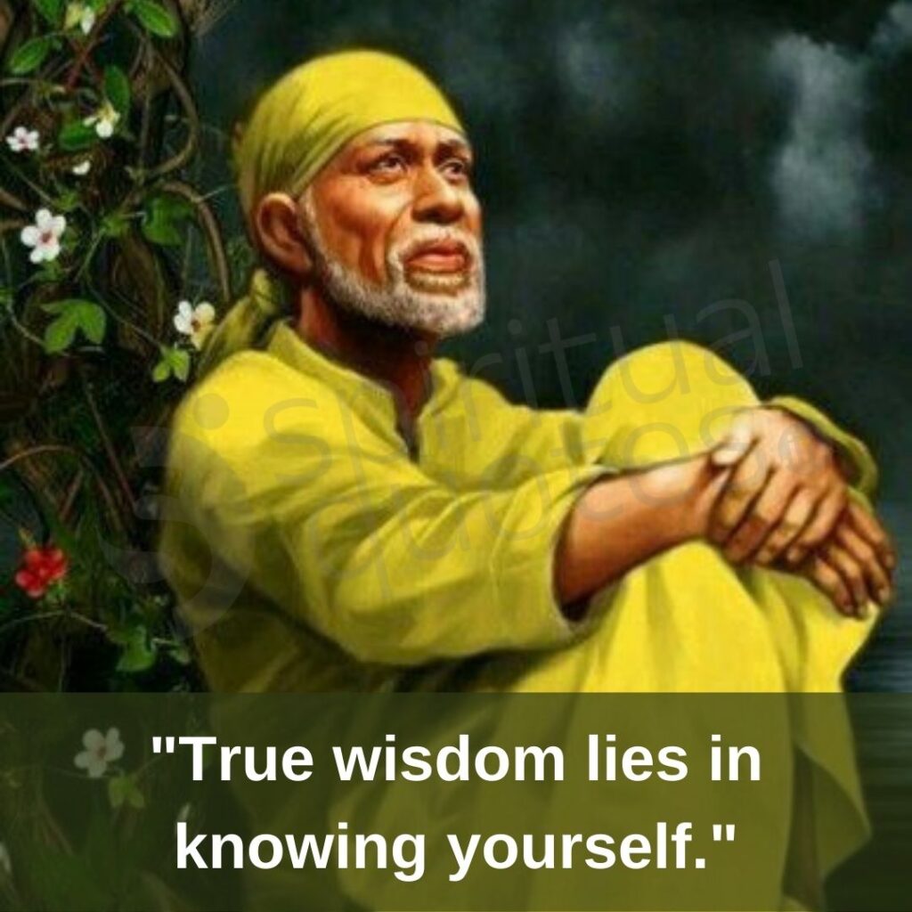 Quotes by sai baba on wisdom