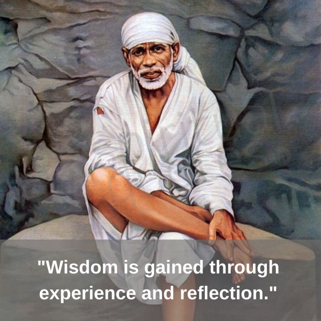 Quotes by sai baba on experiences of life