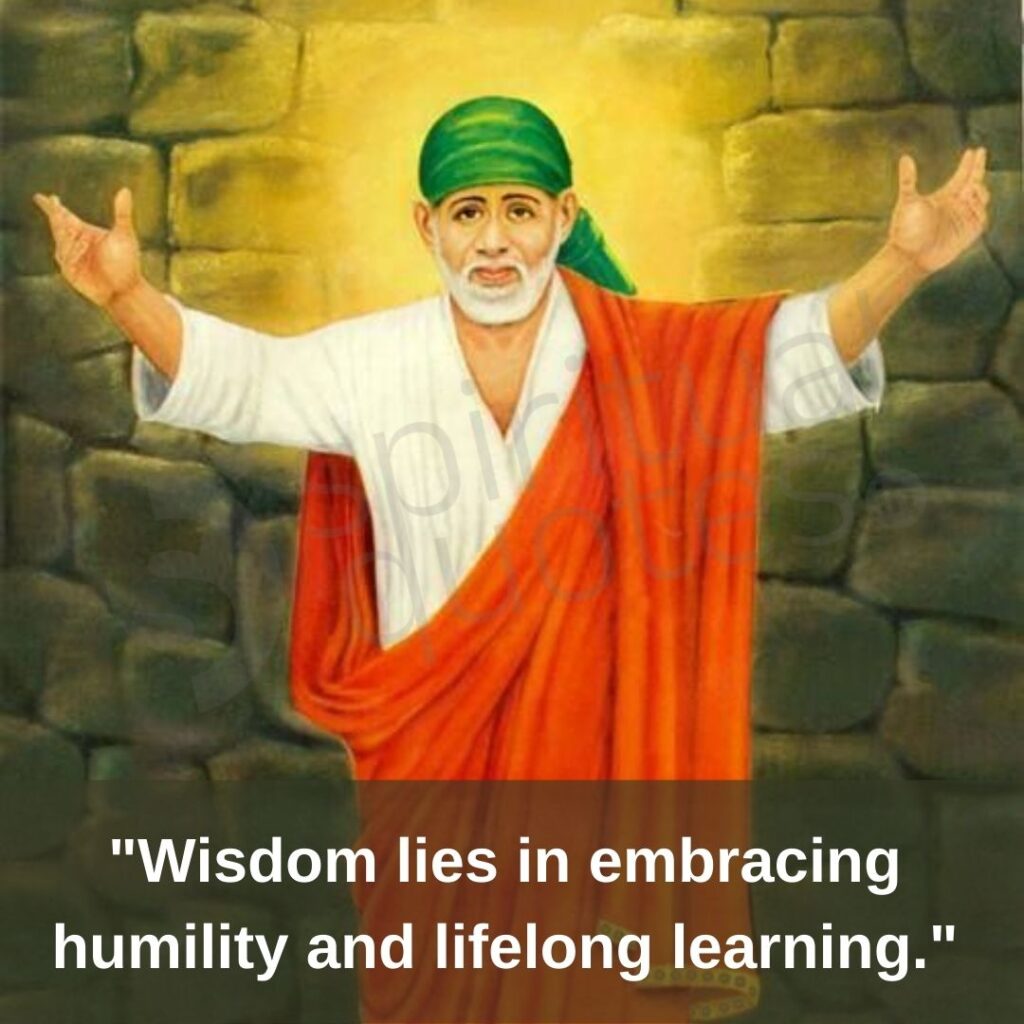 Quotes by sai baba on humility