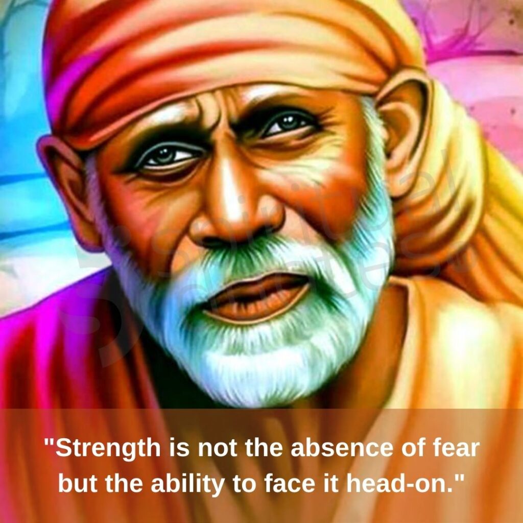 Quotes by sai baba on fear
