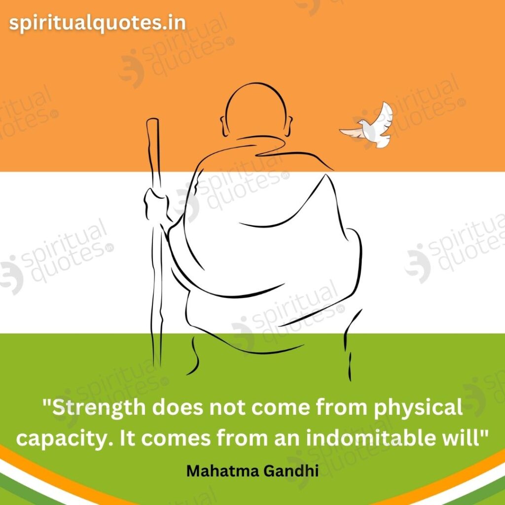 mahatma gandhi quotes on strength