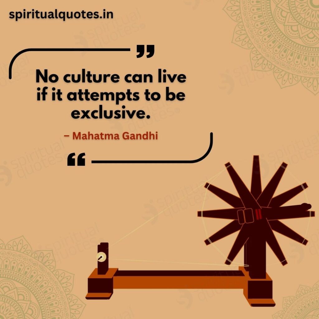 quotes by mahatma gandhi on culture