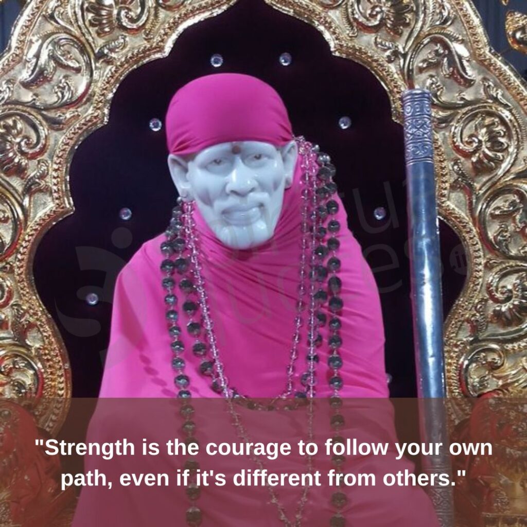 Quotes by sai baba on courage