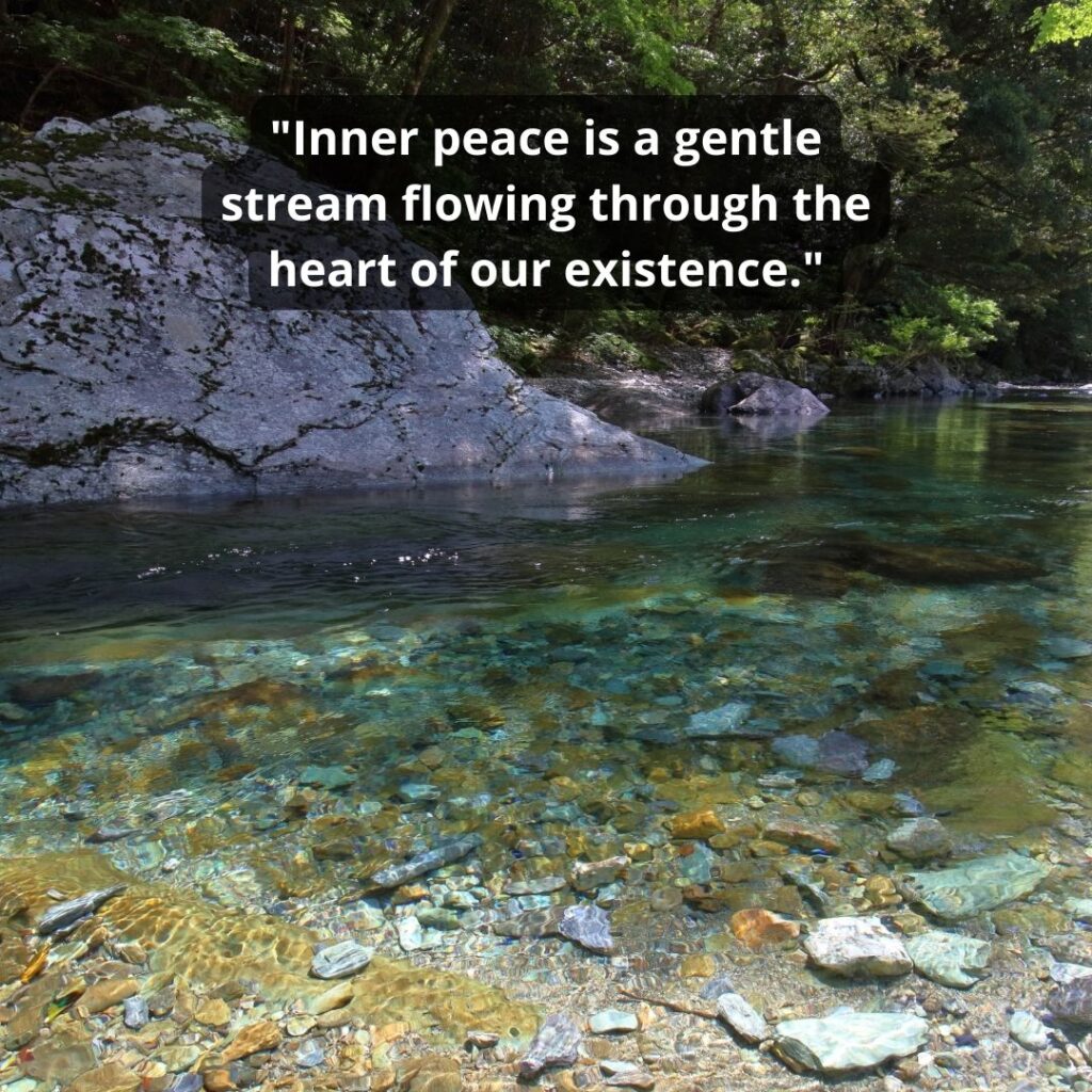 Pranab Pandya words on inner peace as stream
