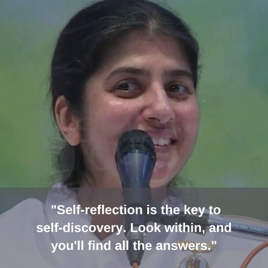 bk shivani quotes on self reflection