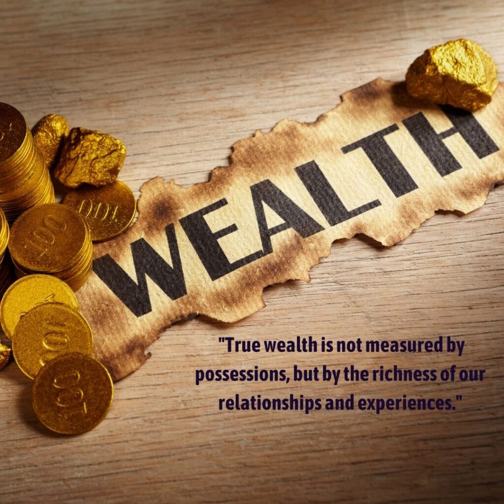 Gyanvatsal quote on wealth