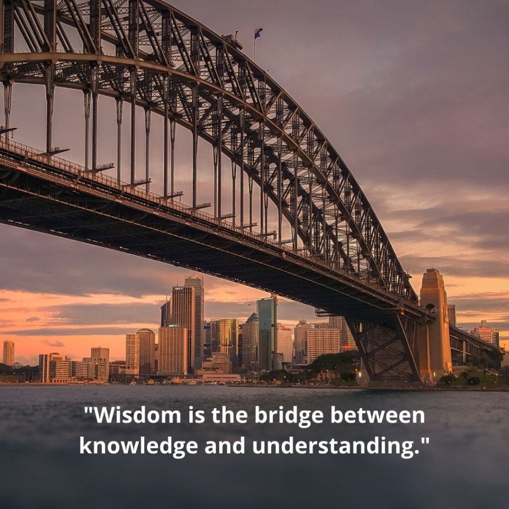 Pranab Pandya words on wisdom as bridge