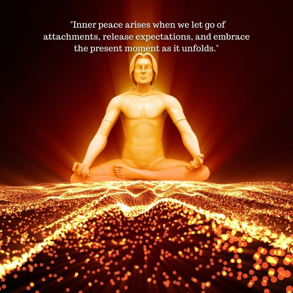 Quotes by Swami on mental peace