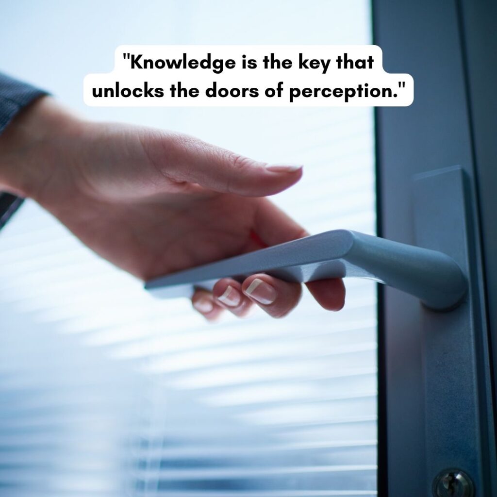 quotes by Mahesh Yogi on knowledge as perception