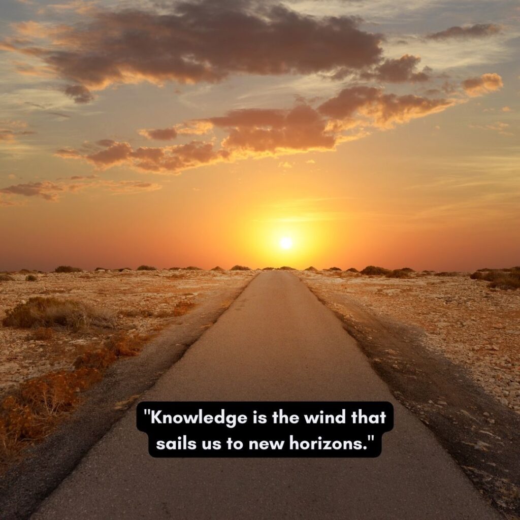 quotes by Mahesh Yogi on knowledge as new horizons